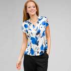Floral Cap Sleeve Blouse, , small