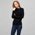 Long Sleeve Button Out Turtle Neck, , small