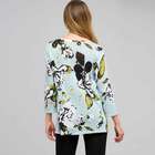 Printed V-Neck Pullover, , small